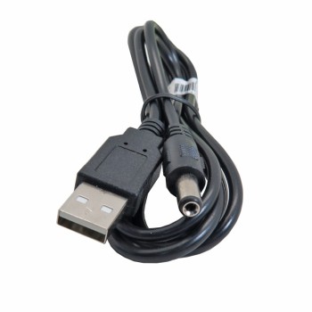 USB to 5.5x2.1 Male DC Power Plug Converter Cable [1.2m]