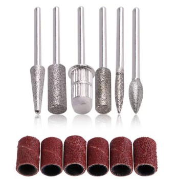 6 PCS Diamond Drill Milling Cutter Bit Set