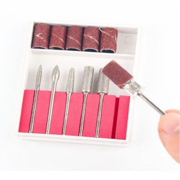 6 PCS Diamond Drill Milling Cutter Bit Set