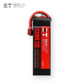 BT Lipo Battery 2200mAh 3S 11.1V 35C RC Aircraft Battery