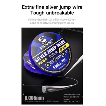 MECHANIC Ultrafine Insulated Jump Wire for Mobile Phone Motherboard CPU PCB FPC