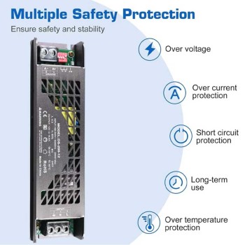 12V 24V Dimmable Power Switching LED Light Driver Adapter