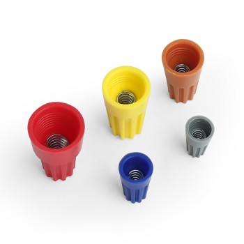 240Pcs Electrical Wire Connectors Nuts Twist Caps Kit for Quick Connection (P1, P2, P3, P4, P6)