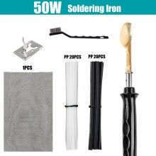 50W Plastic Welding Soldering Iron for PVC Repairing With PP Glue Stick