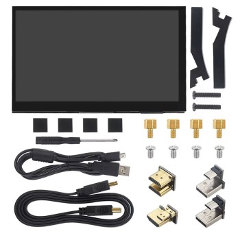 7 Inch Display IPS LCD Capacitive Touch Screen 1024x600 Monitor for Raspberry Pi 4B/3B+/3B