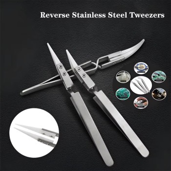 High Precision Anti-Static Ceramic Tip Tweezers for Electronic Soldering