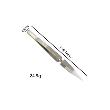 High Precision Anti-Static Ceramic Tip Tweezers for Electronic Soldering