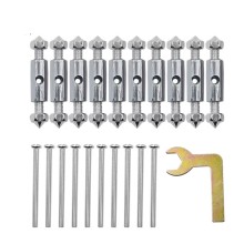 10 PCS 86 Type Wall Switch Cassette Lower Damage Repair Tools Adjustable Length Bracket Rod Lever Socket Screw