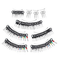 100 PCS Car Terminal Removal Wire Plug Wire Crimp Connector Extractor Set