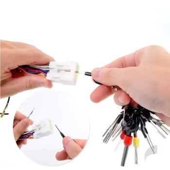 100 PCS Car Terminal Removal Wire Plug Wire Crimp Connector Extractor Set