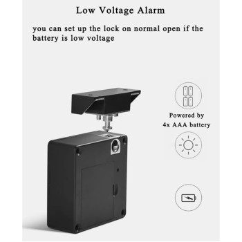 Electric Wooden Cabinet Drawer Lock with 13.56MHz IC RFID Card
