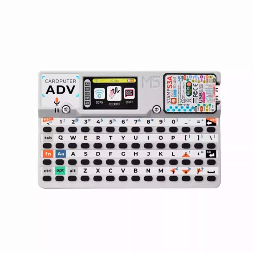 M5stack Cardputer Adv Version ESP32 Portable Computer M5StampS3A Development Kit 1.14 Inch Screen 56 Key Keyboard Card