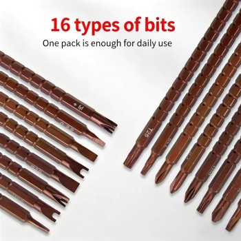 17-in-1 Magnetic Double-Ended Screwdriver Set with Storage Bag