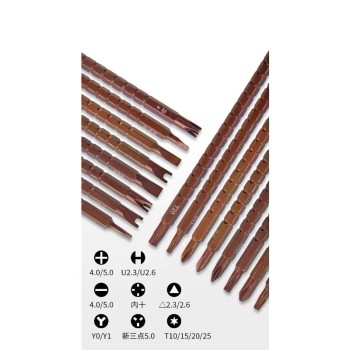 17-in-1 Magnetic Double-Ended Screwdriver Set with Storage Bag