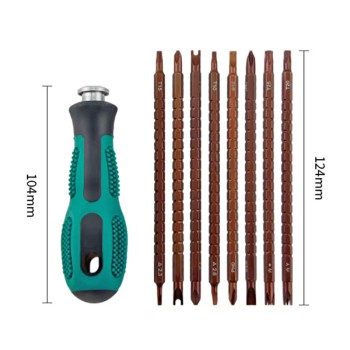 17-in-1 Magnetic Double-Ended Screwdriver Set with Storage Bag