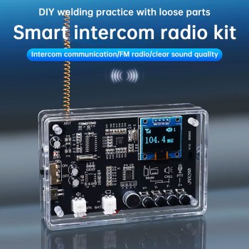 87-108MHz Electronic FM Radio Walkie-Talkie DIY Kit