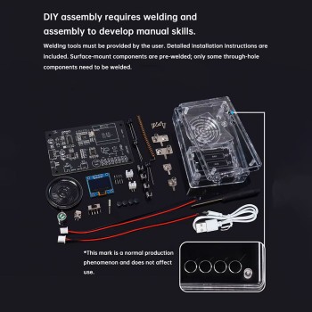 87-108MHz Electronic FM Radio Walkie-Talkie DIY Kit