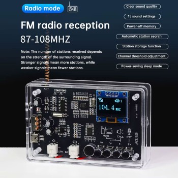 87-108MHz Electronic FM Radio Walkie-Talkie DIY Kit