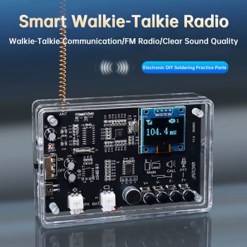 87-108MHz Electronic FM Radio Walkie-Talkie DIY Kit