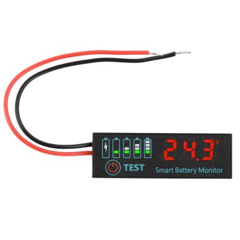 DC 7-55V Voltmeter Voltage Tester LED Indicator Light 3S-12S