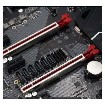 M.2 to SATA3.0 Adapter Card 6Gbps High Speed M.2 PCIE to SATA Expansion Card with LED Indicator NVME PCI-E Adapter Card