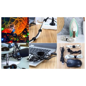 10 PCS Multi-Purpose Releasable Bundling Cable Wrap Tie