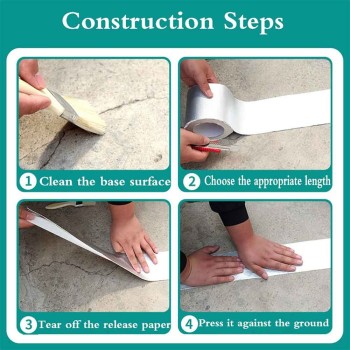 Waterproof Butyl Self-adhesive Tape with Aluminum Foil