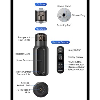 TELESIN C40 Portable Film and Photography Fog Machine