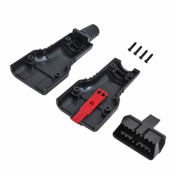 OBD2 Male Handle Plug with 16-pin Connector Interface