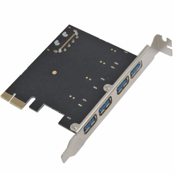 PCI-E 4 Ports to USB3.0 Converter Adapter