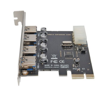 PCI-E 4 Ports to USB3.0 Converter Adapter