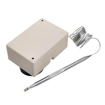 Mechanical Knob Thermostat With Junction Box Thermostat 0 to 50 Degrees Celsius