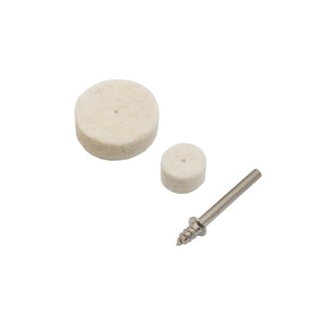 8-PCS Wool Polishing Pad Set with Connecting Rod