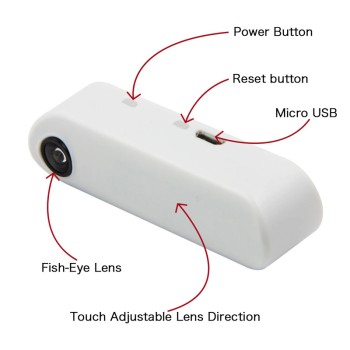 OV2640 Mini Camera Module with T-Camera ESP32 Wi-Fi Processor.