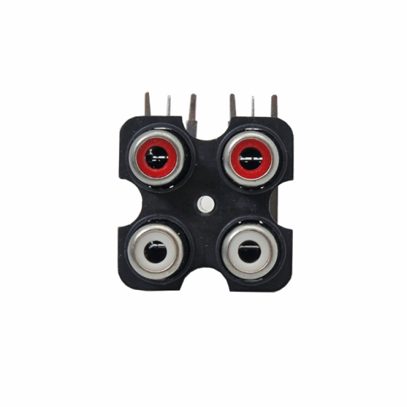 4 RCA female socket