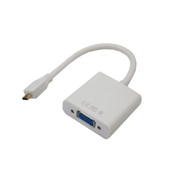 MicroHDMI to VGA Converter Cable with Audio Output