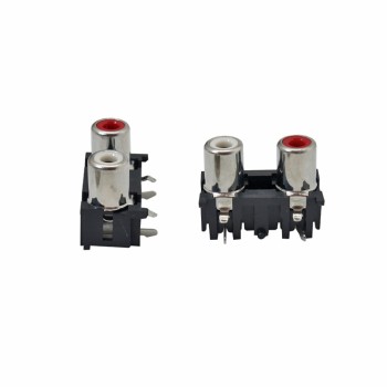 2 RCA female sockets