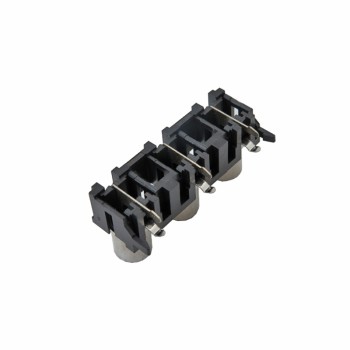 Triple RCA female socket