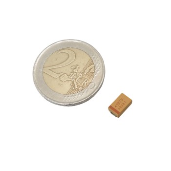 SMD tantalum capacitor 100uF 35V