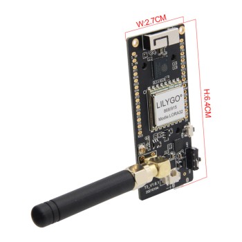 TTGO LoRa32 V2.1 ESP32 0.96-inch OLED Display Module with SMA and IP5306 Antennas