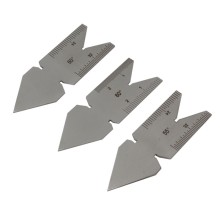60 and 55 Degree Fishtail Thread Gauge Center (Set of Three)