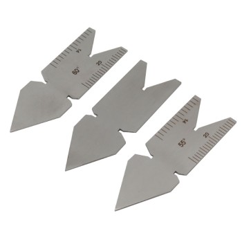 60 and 55 Degree Fishtail Thread Gauge Center (Set of Three)