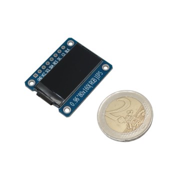 0.96-inch TFT Display Module with ST7735 Driver