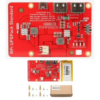 Raspberry Pi Uninterruptible Power Supply Kit for Lithium Battery