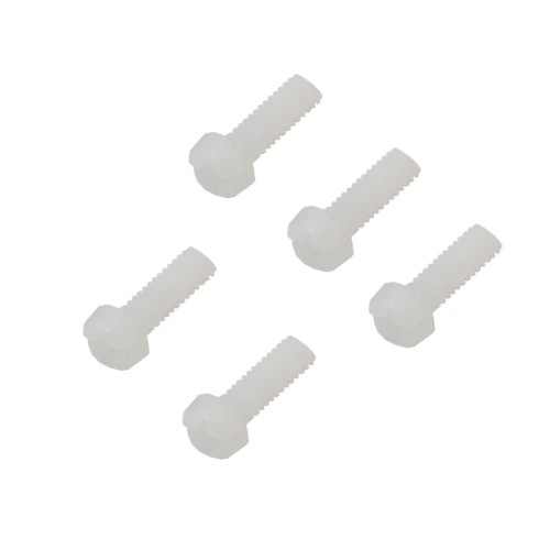 1000 PCS M4 15mm Round Plastic Screw