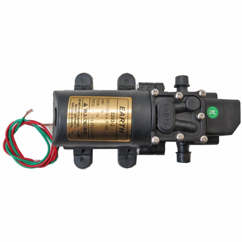 thumbnail image 2 of 12V Electric Diaphragm Water Pump - High Pressure RV & Car Wash Pump With Auto Pressure Switch 2 of 12