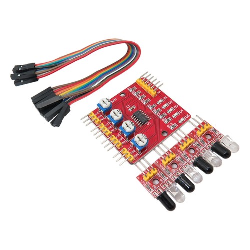 4-Channel Infrared Detector Module for Line Tracking and Obstacle Avoidance
