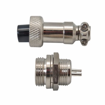 Metal Military Connector 2 Pin GX12