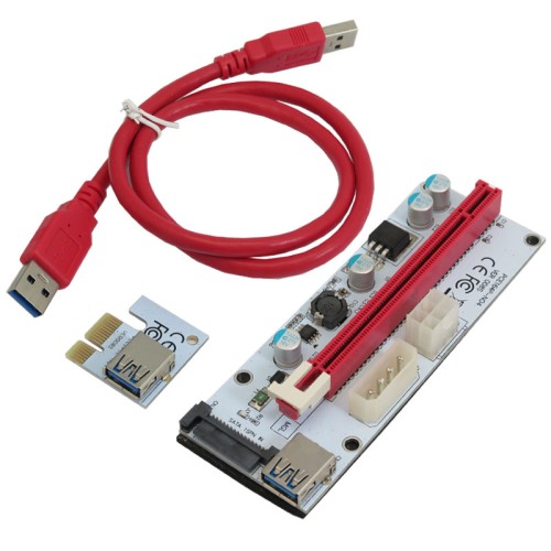 PCIe 1X to 16X Graphics Card Riser, Version 009S
