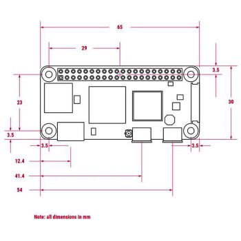 Raspberry Pi ZERO 2 W Board